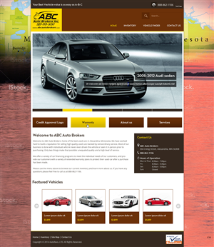 Web Design by pb for AutoRevo | Design: #3766484