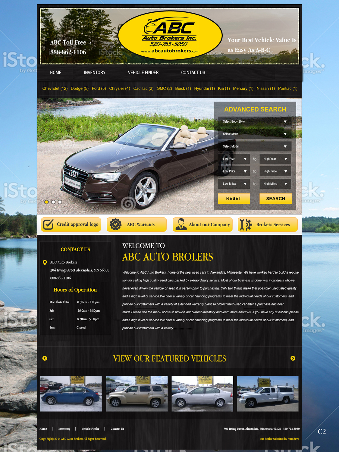 Web Design by pb for AutoRevo | Design #3766786