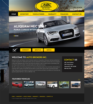 Web Design by pb for AutoRevo | Design: #3766813