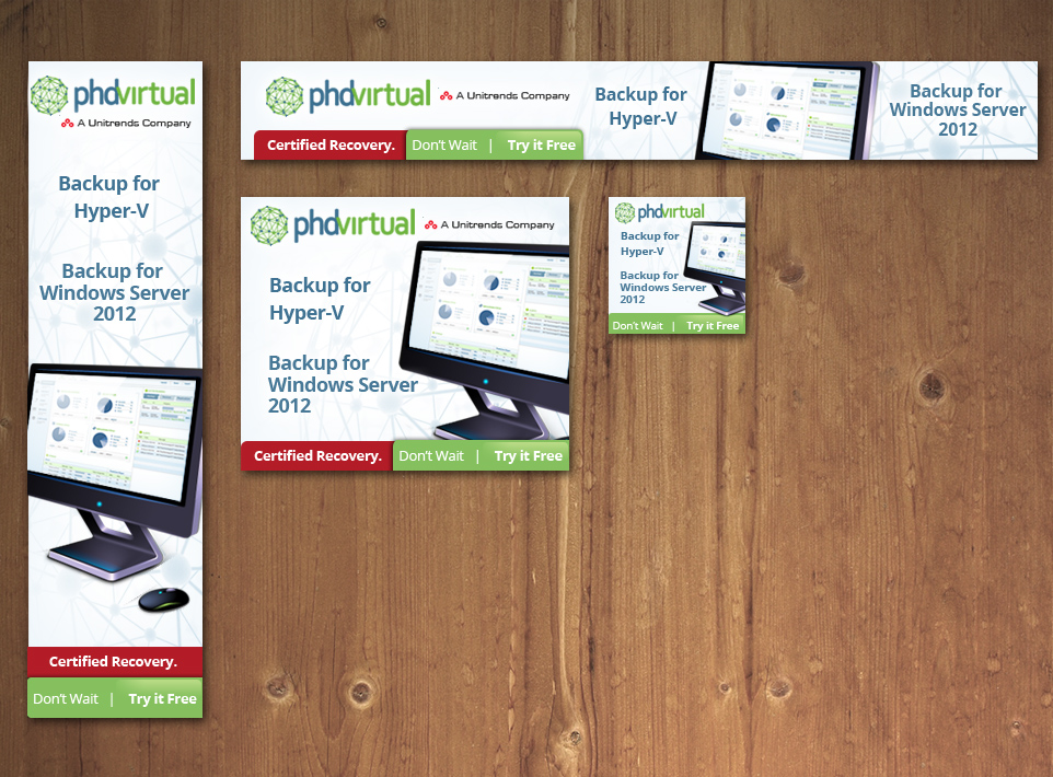 Banner Ad Design by MNM for Unitrends | Design #3737158