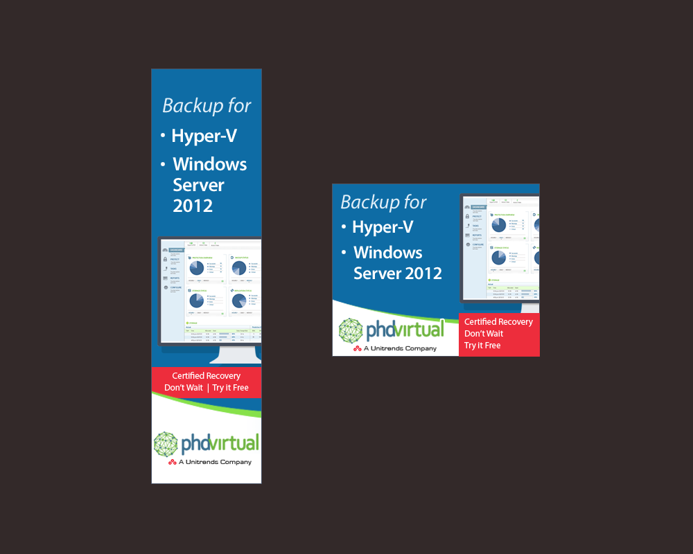 Banner Ad Design by yadunath for Unitrends | Design #3746421