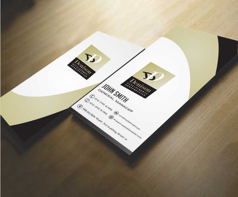Business Card Design by AwsomeD for Dension Ventures | Design #3741078