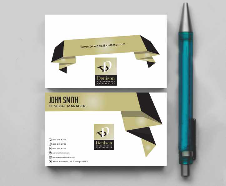Business Card Design by AwsomeD for Dension Ventures | Design #3741092