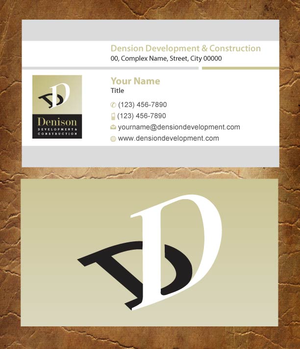 Business Card Design by Joy16589 for Dension Ventures | Design #3738153