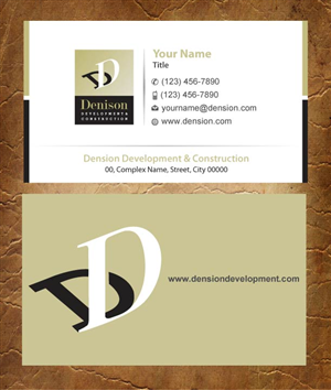 Business Card Design by Joy16589 for Dension Ventures | Design: #3738156