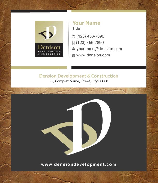 Business Card Design by Joy16589 for Dension Ventures | Design #3738160