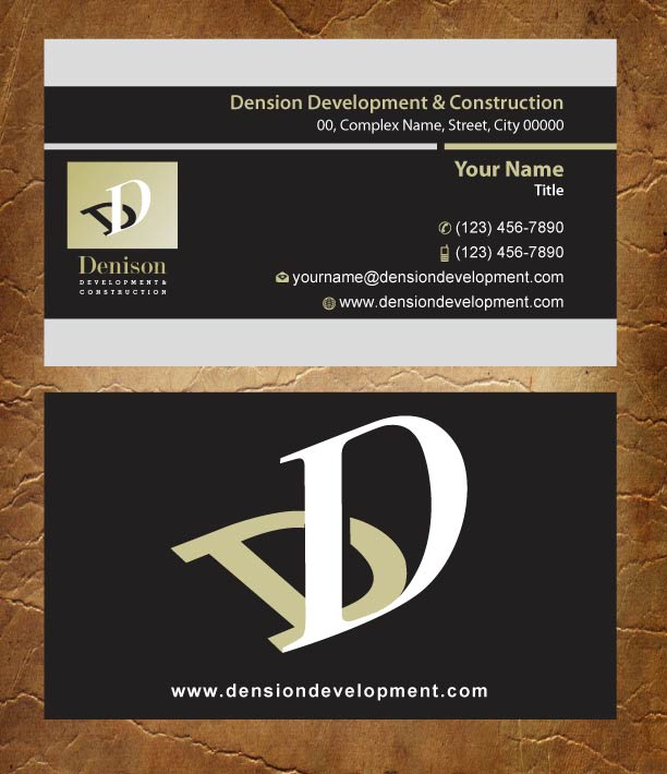 Business Card Design by Joy16589 for Dension Ventures | Design #3738166