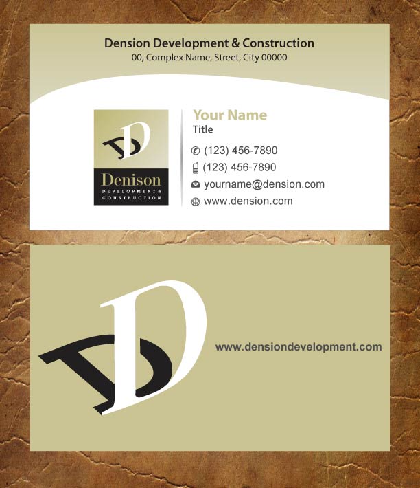 Business Card Design by Joy16589 for Dension Ventures | Design #3738168
