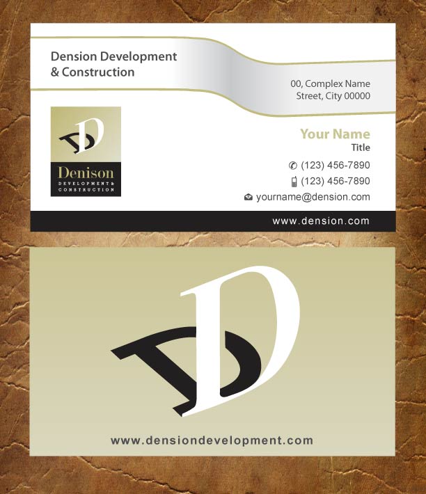 Business Card Design by Joy16589 for Dension Ventures | Design #3738173