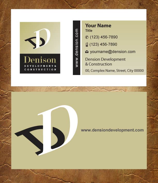 Business Card Design by Joy16589 for Dension Ventures | Design #3738186