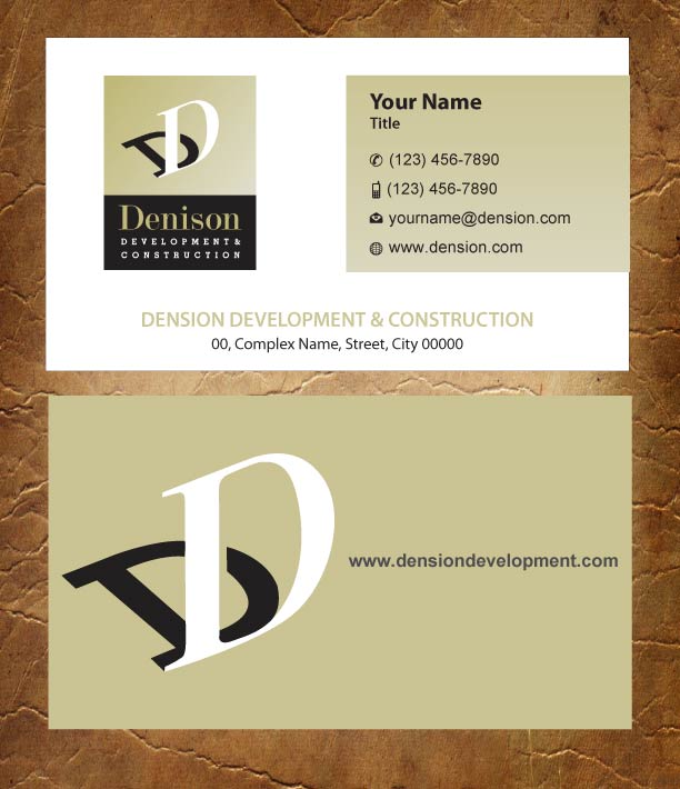 Business Card Design by Joy16589 for Dension Ventures | Design #3738195