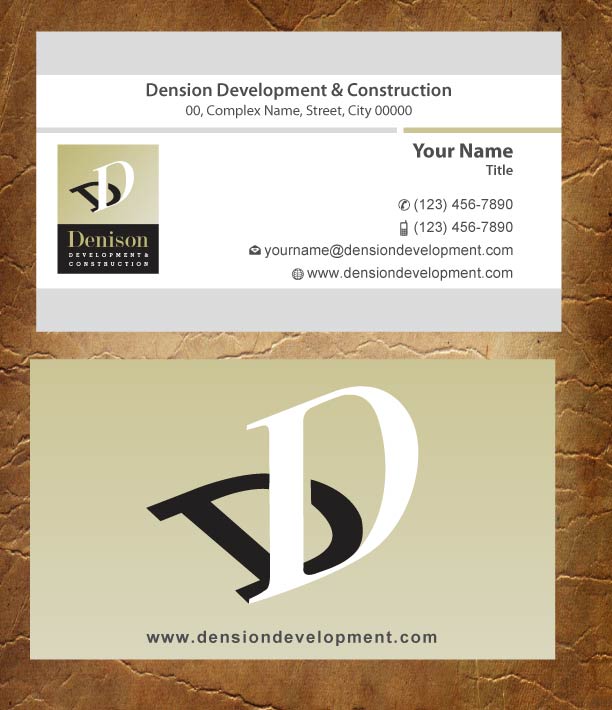 Business Card Design by Joy16589 for Dension Ventures | Design #3738207