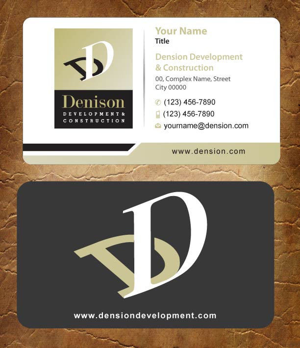 Business Card Design by Joy16589 for Dension Ventures | Design #3738213