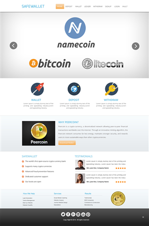 Web Design by pb for this project | Design: #3790409