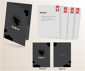 Chauffeur Service Presentation folder with 4 side flyer  | Brochure Design by cleverlogo
