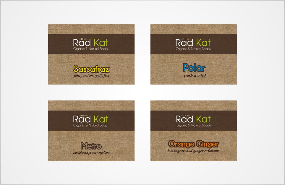 Packaging Design by Matei Sergiu for The Rad Kat Organic & Natural Soaps | Design #3780790