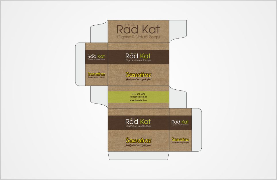 Packaging Design by Matei Sergiu for The Rad Kat Organic & Natural Soaps | Design #3780793