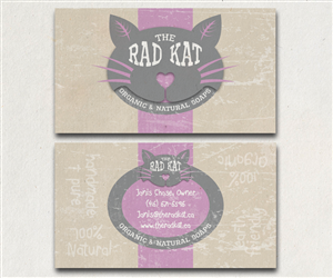 Design Emballage par HotGeckoMedia pour The Rad Kat Organic & Natural Soaps | Design : #3780200