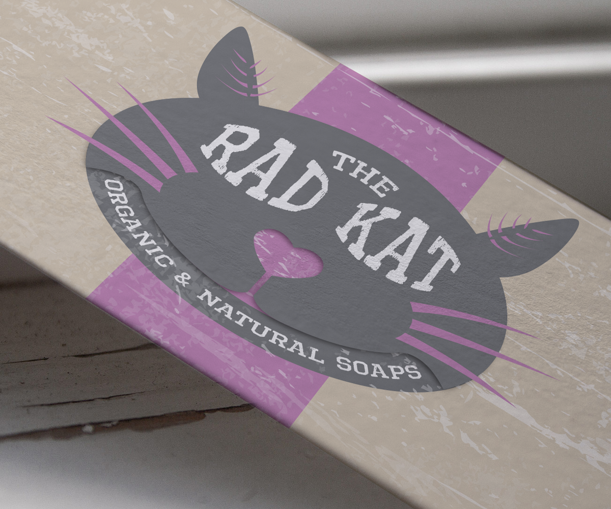 Diseño de Empaque por HotGeckoMedia para The Rad Kat Organic & Natural Soaps | Diseño #3780264