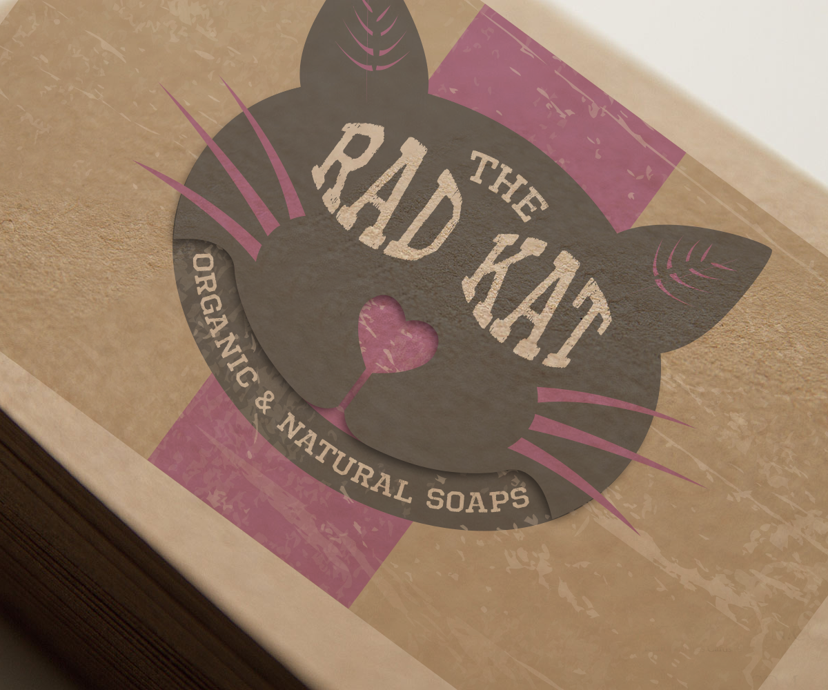 Design Emballage par HotGeckoMedia pour The Rad Kat Organic & Natural Soaps | Design #3780367