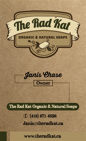 Design Emballage par Juni pour The Rad Kat Organic & Natural Soaps | Design : #3796111
