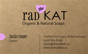 Design Emballage par Juni pour The Rad Kat Organic & Natural Soaps | Design : #3796185