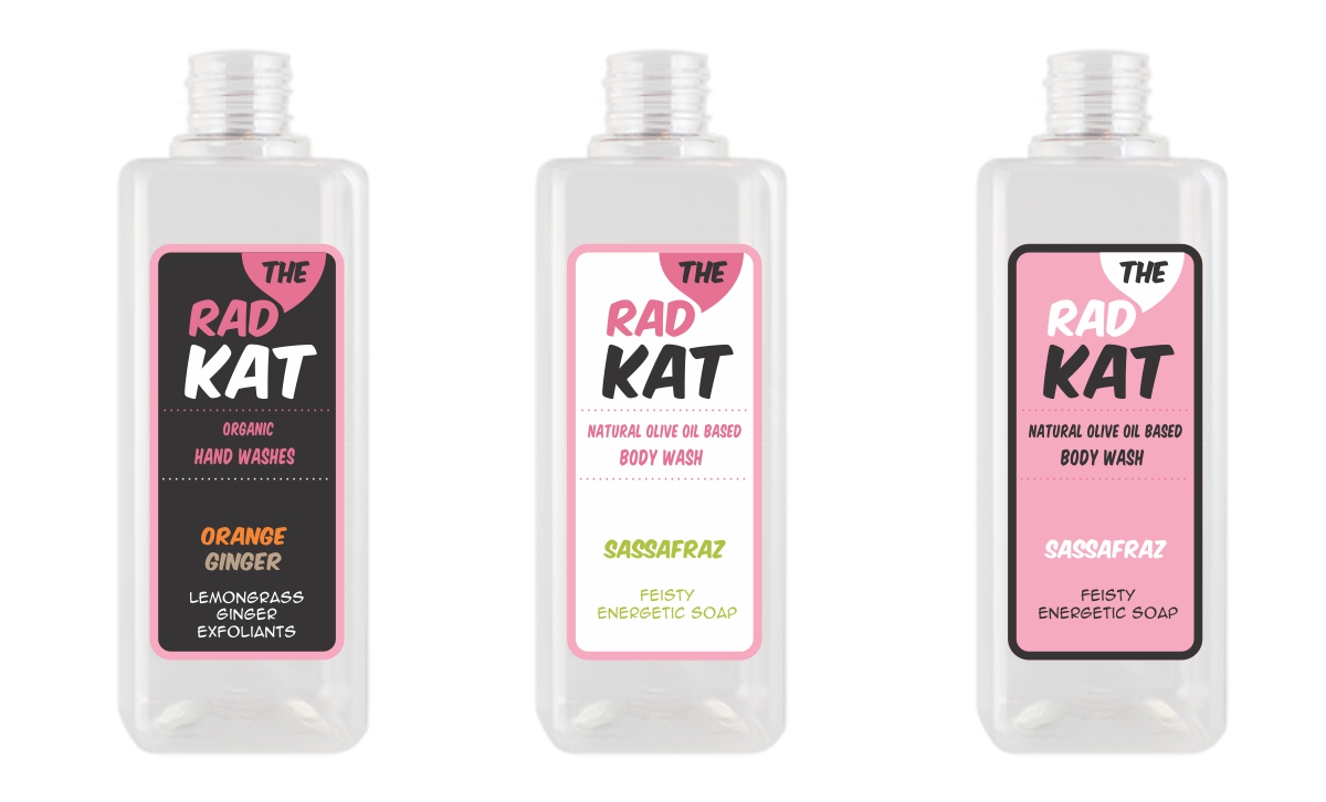 Label Design by Marilena for The Rad Kat Organic & Natural Soaps | Design #3753636