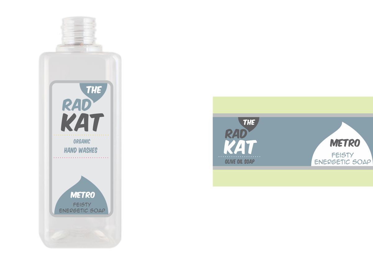 Design Étiquette par Marilena pour The Rad Kat Organic & Natural Soaps | Design #3788156