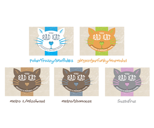 Label Design by HotGeckoMedia for The Rad Kat Organic & Natural Soaps | Design: #3798357