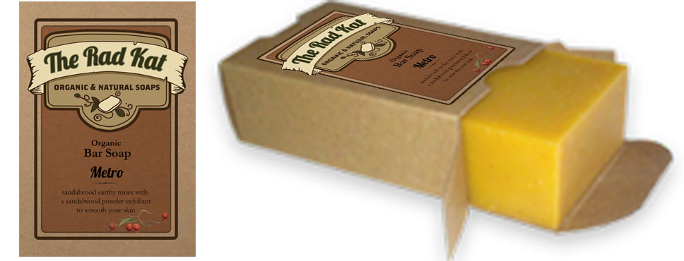 Label Design by Juni for The Rad Kat Organic & Natural Soaps | Design #3799660