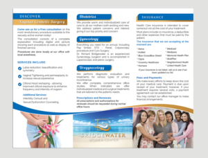 Bridgewater Women Center LLC | Brochure Design by Adylhere