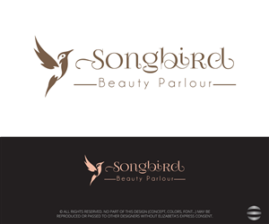 Logo Design by Elizabeta for Songbird Beauty Parlour | Design: #3908166