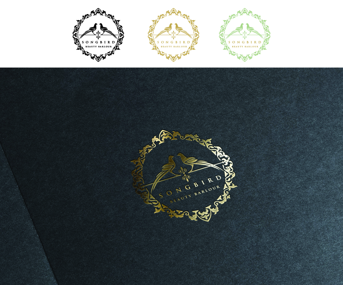 Logo Design by ChicD for Songbird Beauty Parlour | Design #3970788