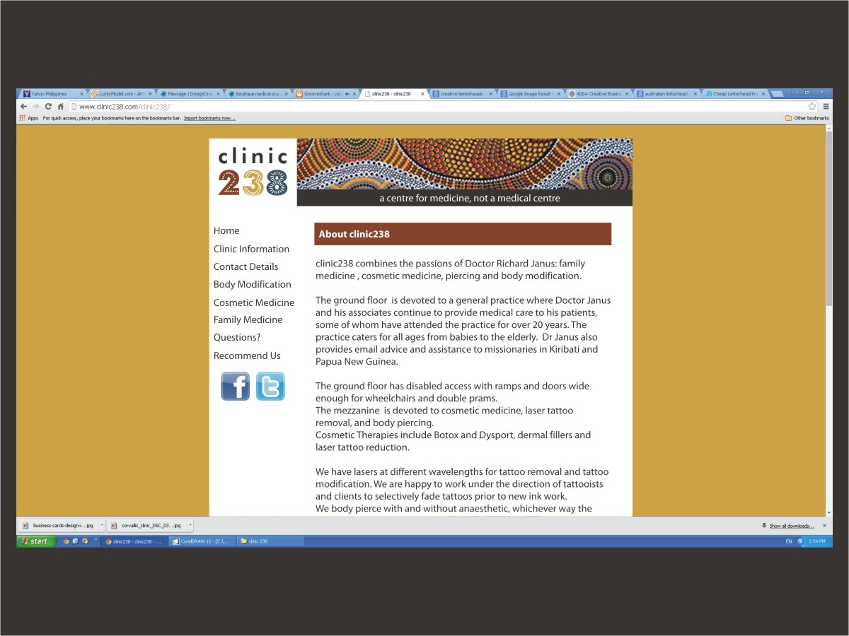 Logo Design by aLiEN designs for clinic238 | Design #3770855