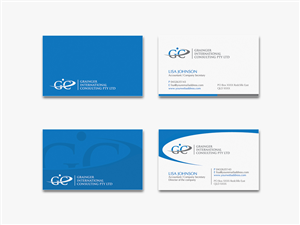 Design de Carte de Visite par diRtY.EMM pour Grainger International Consulting Pty Ltd | Design : #3741211