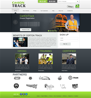Diseño Web por TechWise para este proyecto | Diseño #1003988