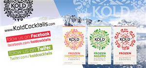 Diseño de Flyer por ivan_mangicka para KÖLD Cocktails | Diseño: #3761060