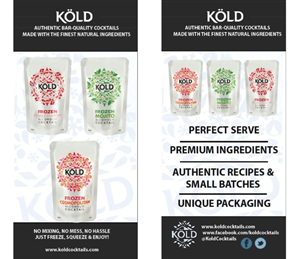 Diseño de Flyer por Verafi para KÖLD Cocktails | Diseño #3770595