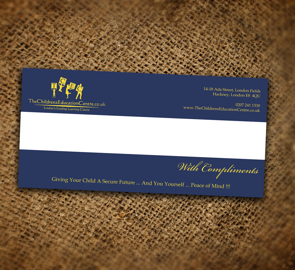 Briefkopf-Design von Nelsur für TheChildrensEducationCentre.co.uk | Design #3934590