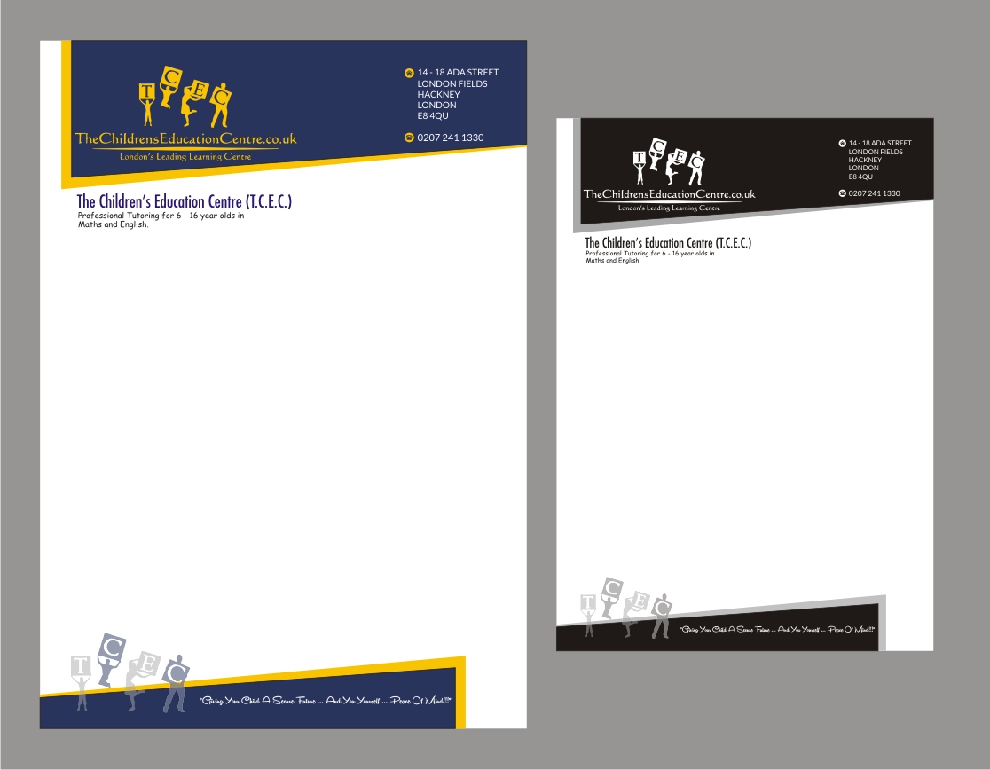 Design En-Tête par letsgoguru pour TheChildrensEducationCentre.co.uk | Design #3758350