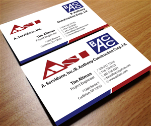 Diseño de Tarjeta de Presentación por Aaaron para ASI/BACC JV | Diseño: #3762965