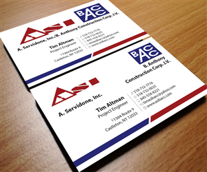 Diseño de Tarjeta de Presentación por Aaaron para ASI/BACC JV | Diseño: #3793539
