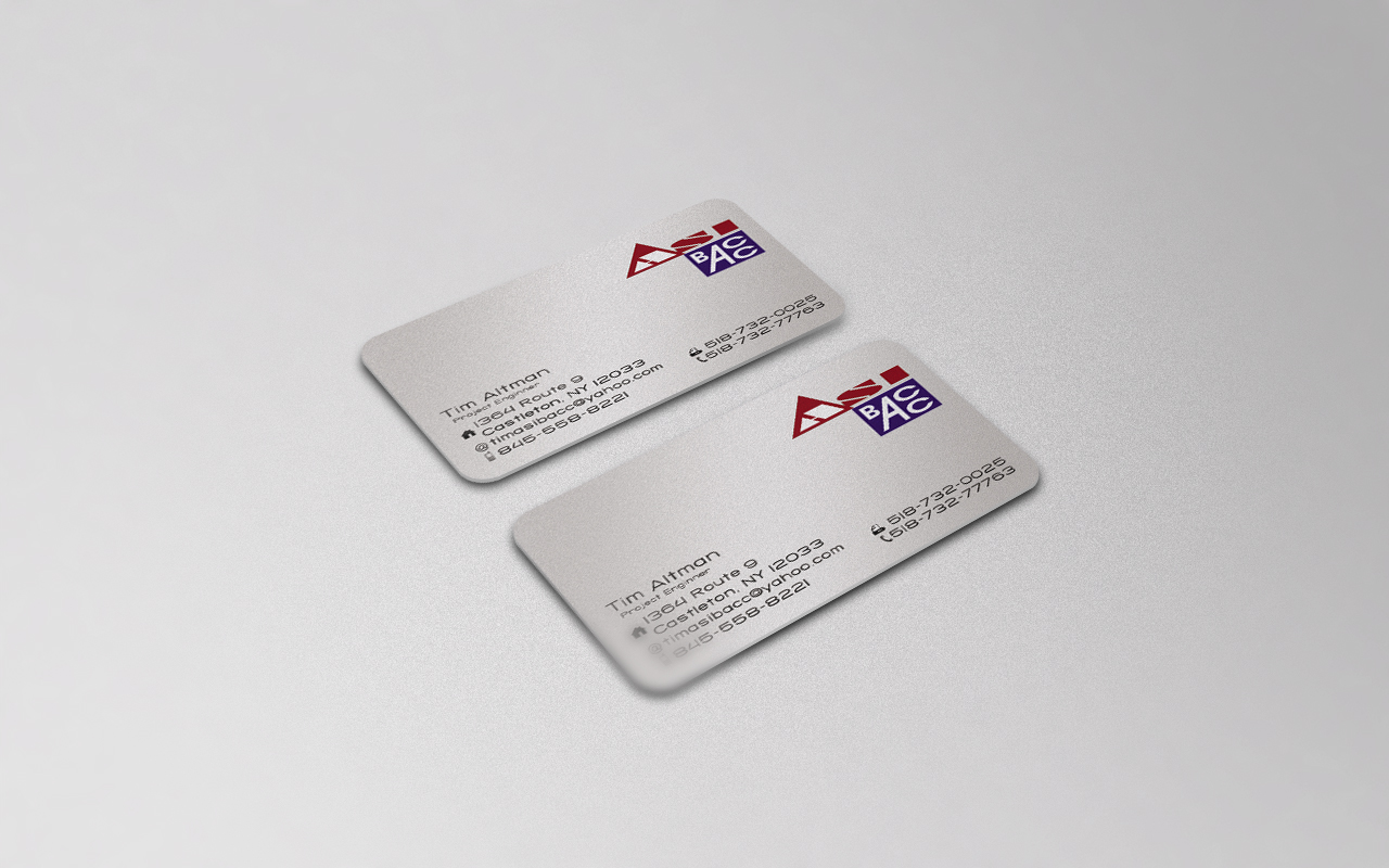 Visitenkarten-Design von mihalceart für ASI/BACC JV | Design #3752287