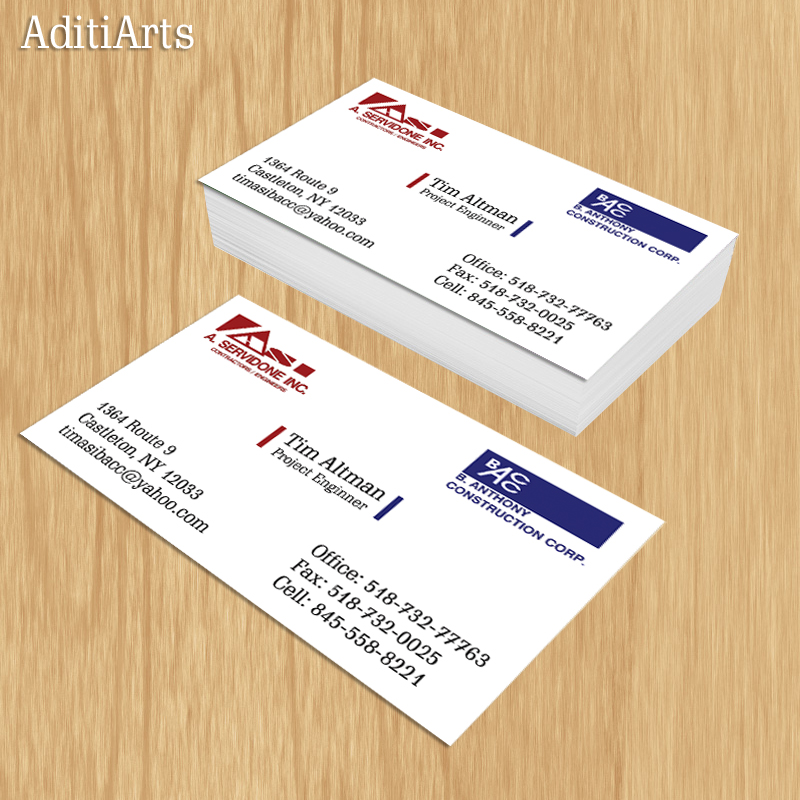 Design de Carte de Visite par AditiArts pour ASI/BACC JV | Design #3765428