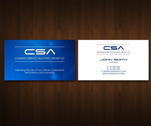 Business Card Design by ZETA for CSA GROUP LLC. | Design: #3785538