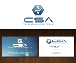 Business Card Design by ZETA for CSA GROUP LLC. | Design: #3785596