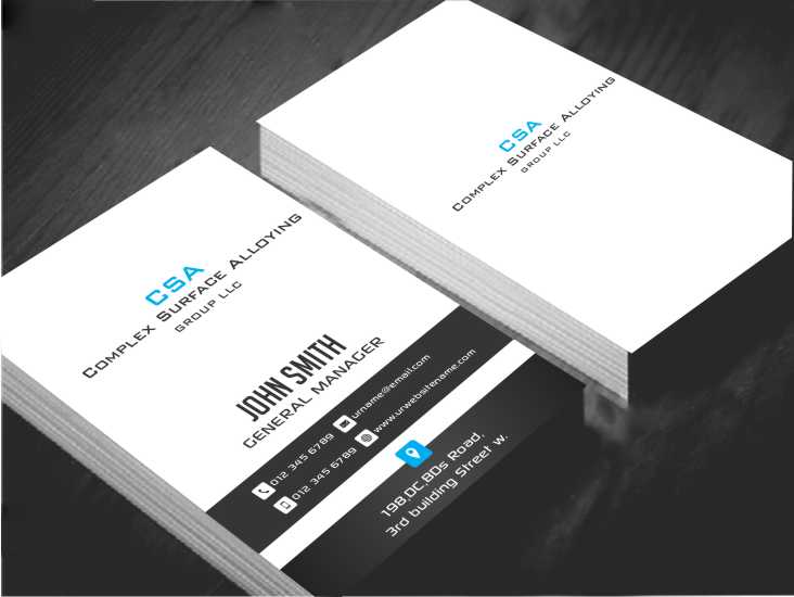 Business Card Design by AwsomeD for CSA GROUP LLC. | Design #3746561