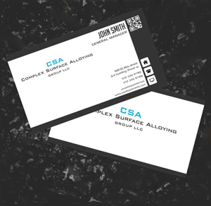Business Card Design by AwsomeD for CSA GROUP LLC. | Design: #3746563