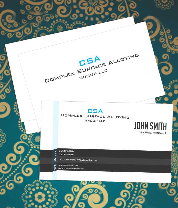 Business Card Design by AwsomeD for CSA GROUP LLC. | Design #3746567