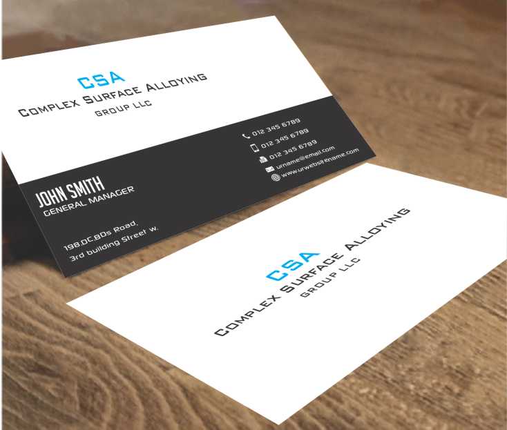 Business Card Design by AwsomeD for CSA GROUP LLC. | Design #3746569